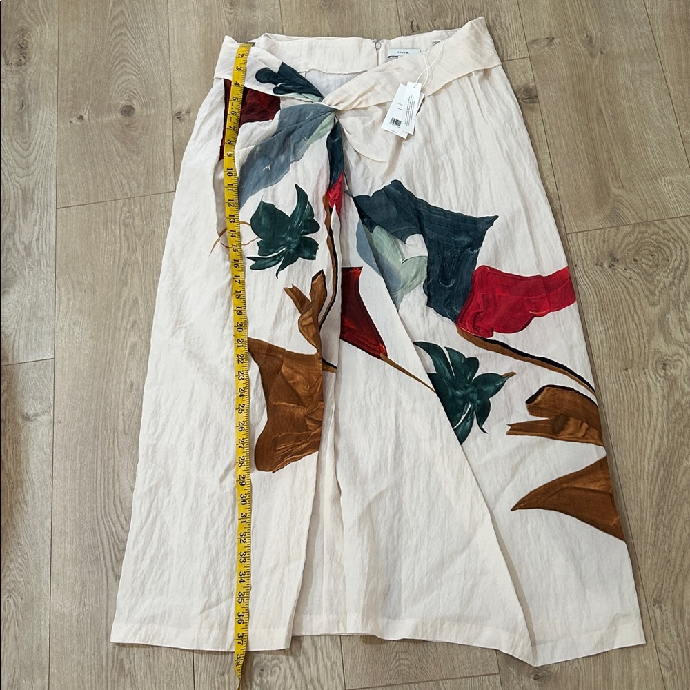 Women's Cream Floral Wrap Maxi Skirt - Picture 11 of 14